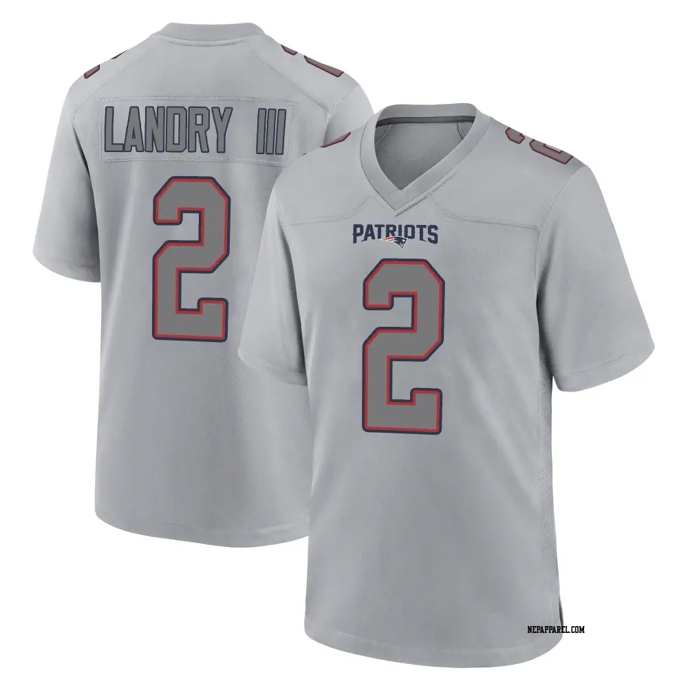 Game Men's Harold Landry III New England Patriots Silver Atmosphere Fashion Jersey