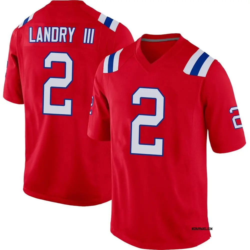 Game Red Men's Harold Landry III New England Patriots Alternate Jersey