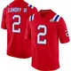 Game Red Men's Harold Landry III New England Patriots Alternate Super Bowl LX Patch Jersey