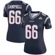 Legend Navy Women's Will Campbell New England Patriots Super Bowl LX Patch Jersey