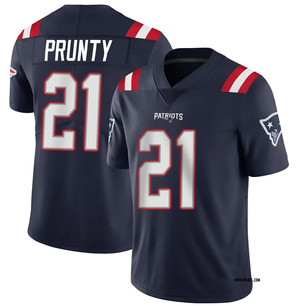 Limited Navy Youth Karon Prunty New England Patriots Team Color Vapor Untouchable Jersey