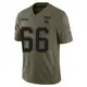 Limited Olive Youth Will Campbell New England Patriots 2025 Salute to Service Jersey