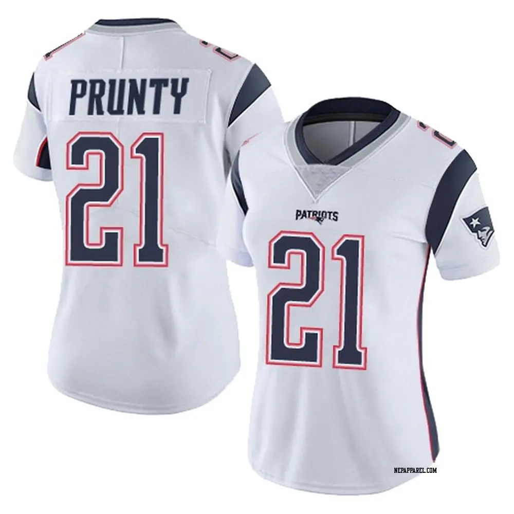 Limited White Women's Karon Prunty New England Patriots Vapor Untouchable Jersey